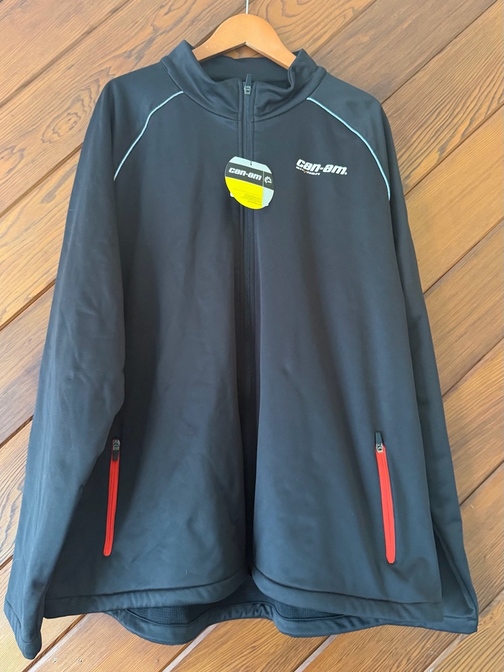 NWT Can-Am Spyder Motorcycle Windproof Fleece Jacket Men’s 3XL Black BRP